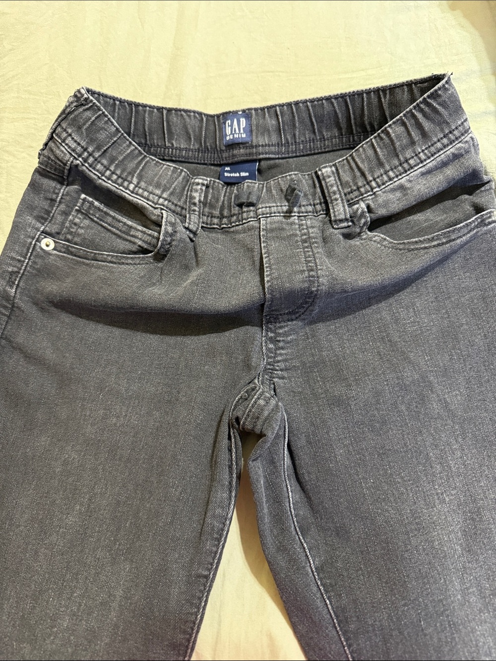 GAP Boy’s XL  Charcoal Stretch slim